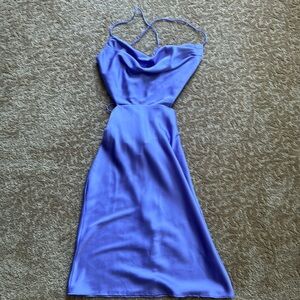 Purple mini dress